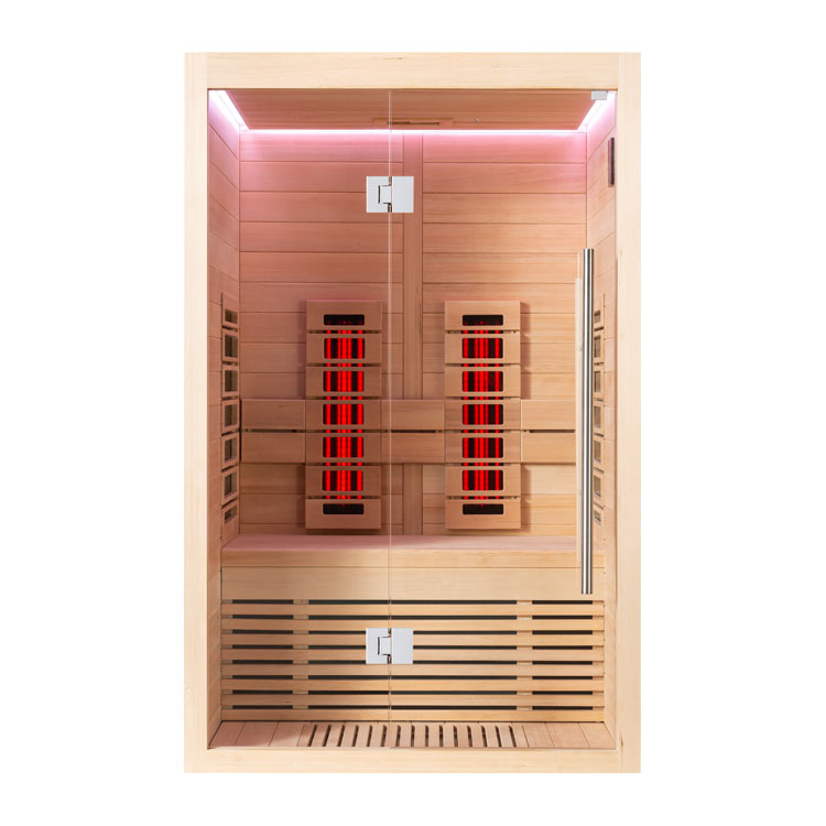Infrarotkabine AWT E1250D-IR Hemlock 120x100 Infrarotkabine AWT E1250D-IR Hemlock 120x100