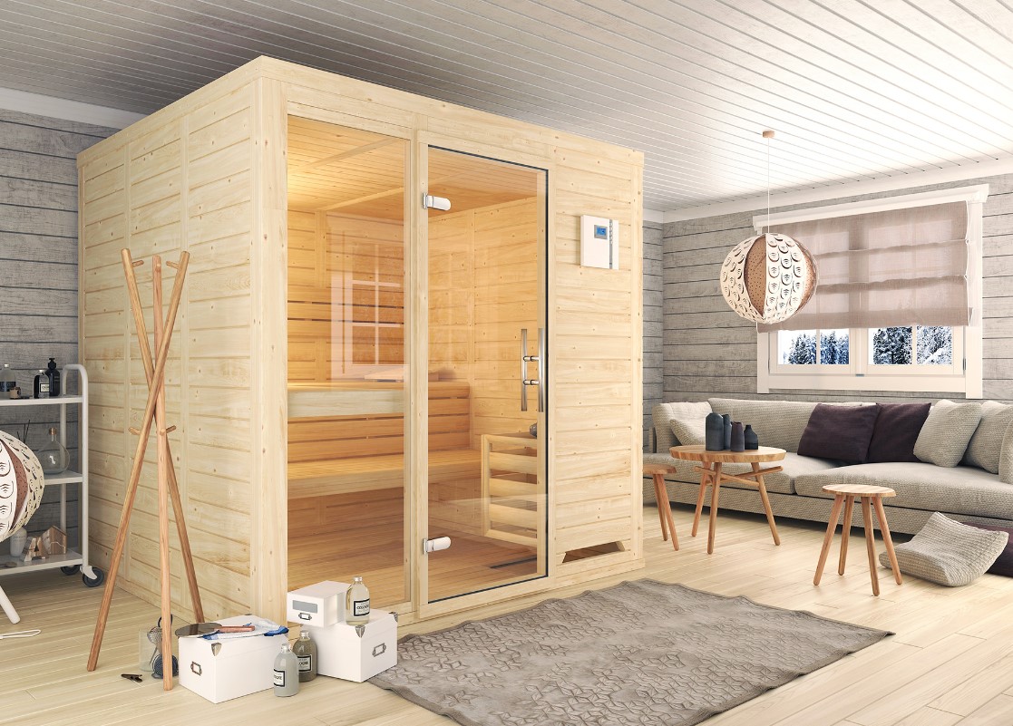 Luxus Massivholzsauna Star Maßanfertigung Luxus Massivholzsauna Star Maßanfertigung