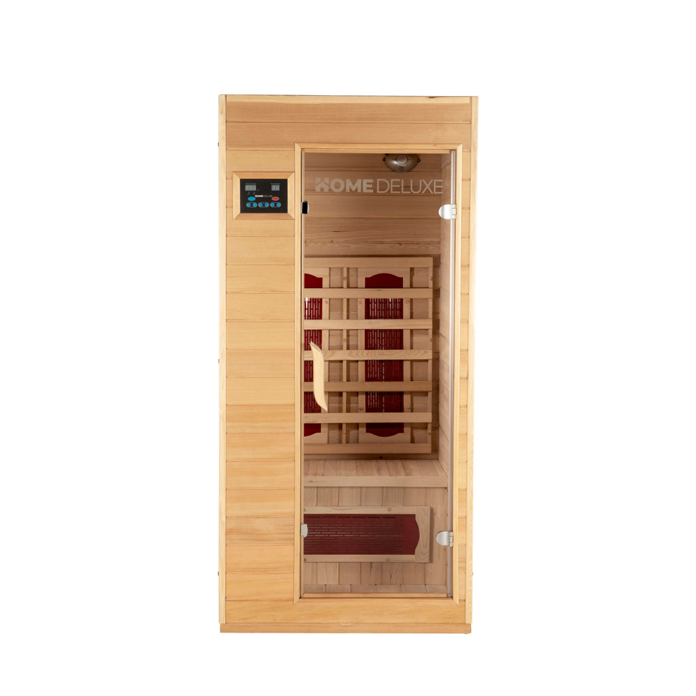 Sauna infrarouge Redsun S émetteurs céramiques 90 x 90 x 190 cm