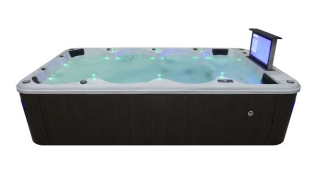 Outdoor Whirlpool AWT IN-S04X classic extreme Silver Marble / Premium Braun / 403 x 230 x 95