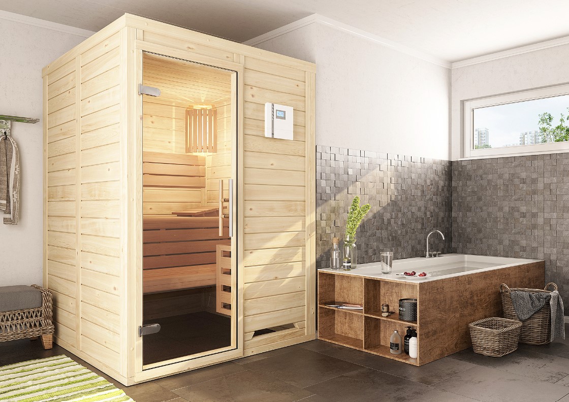 Massivholzsauna Smart nach Maß Massivholzsauna Smart nach Maß