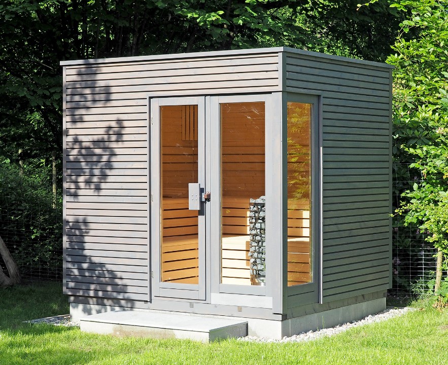Design-Saunahaus Findus im Sonderbau inkl. Towerofen Design-Saunahaus Findus im Sonderbau inkl. Towerofen