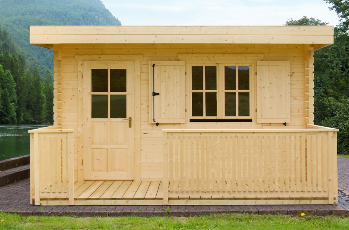 Luxus Saunablockhaus HEDVIG Luxus Saunablockhaus HEDVIG