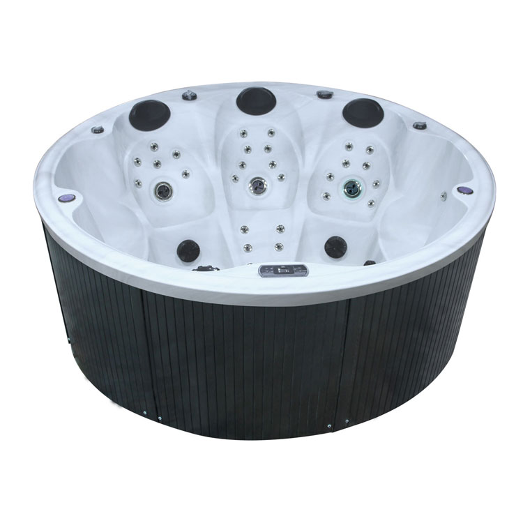 Outdoor Whirlpool AWT IN-097 classic Sterling Silver / 224 x 224 x 90 grau Outdoor Whirlpool AWT IN-097 classic Sterling Silver / 224 x 224 x 90 grau
