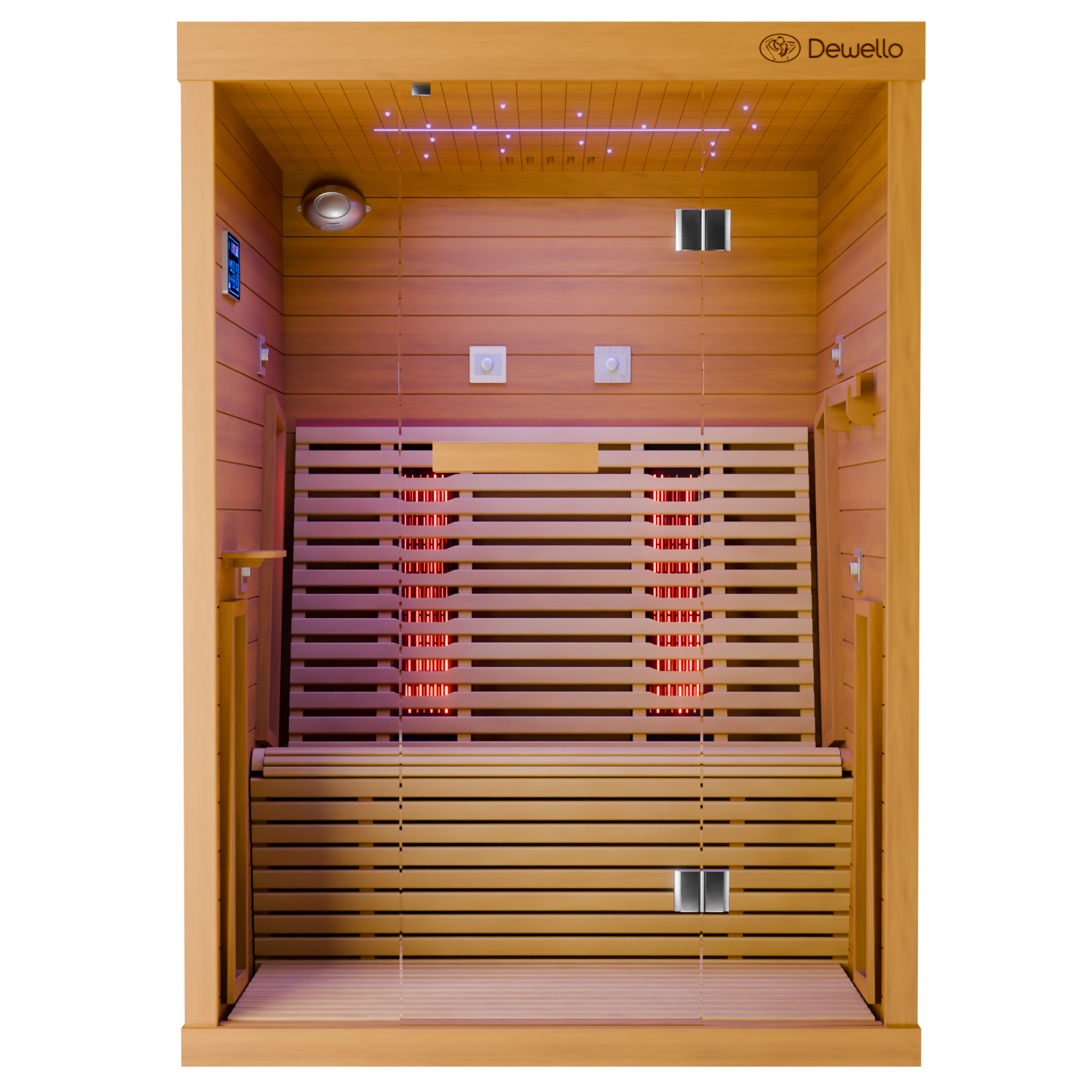 Infrarotkabine Palermo 135x120 cm, Dual-Therm Infrarotkabine Palermo 135x120 cm, Dual-Therm