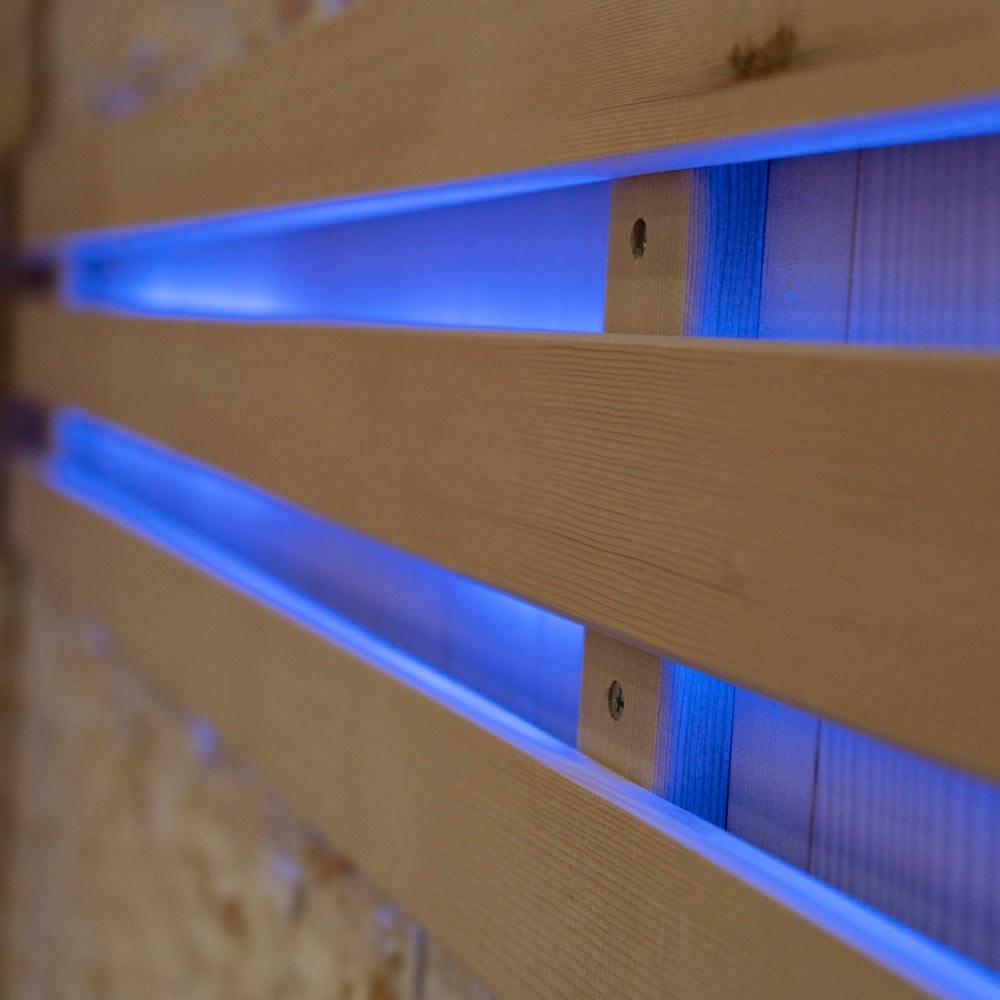 Sauna traditionnel Skyline XL BIG mur en pierre artificielle