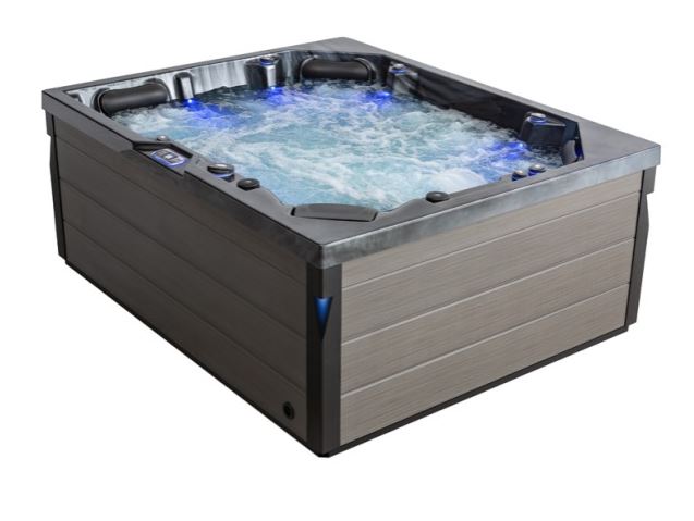 Outdoor Whirlpool AWT IN-406 eco extreme pro Cloudy Black / 225 x 185 x 90