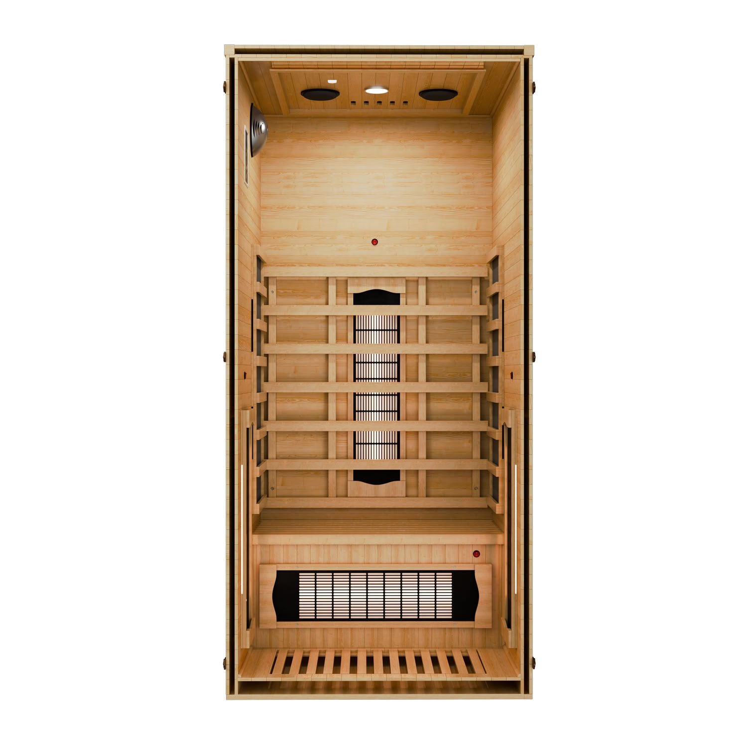 Infrarotkabine Kiruna 90 x 90 cm mit Dualstrahlern