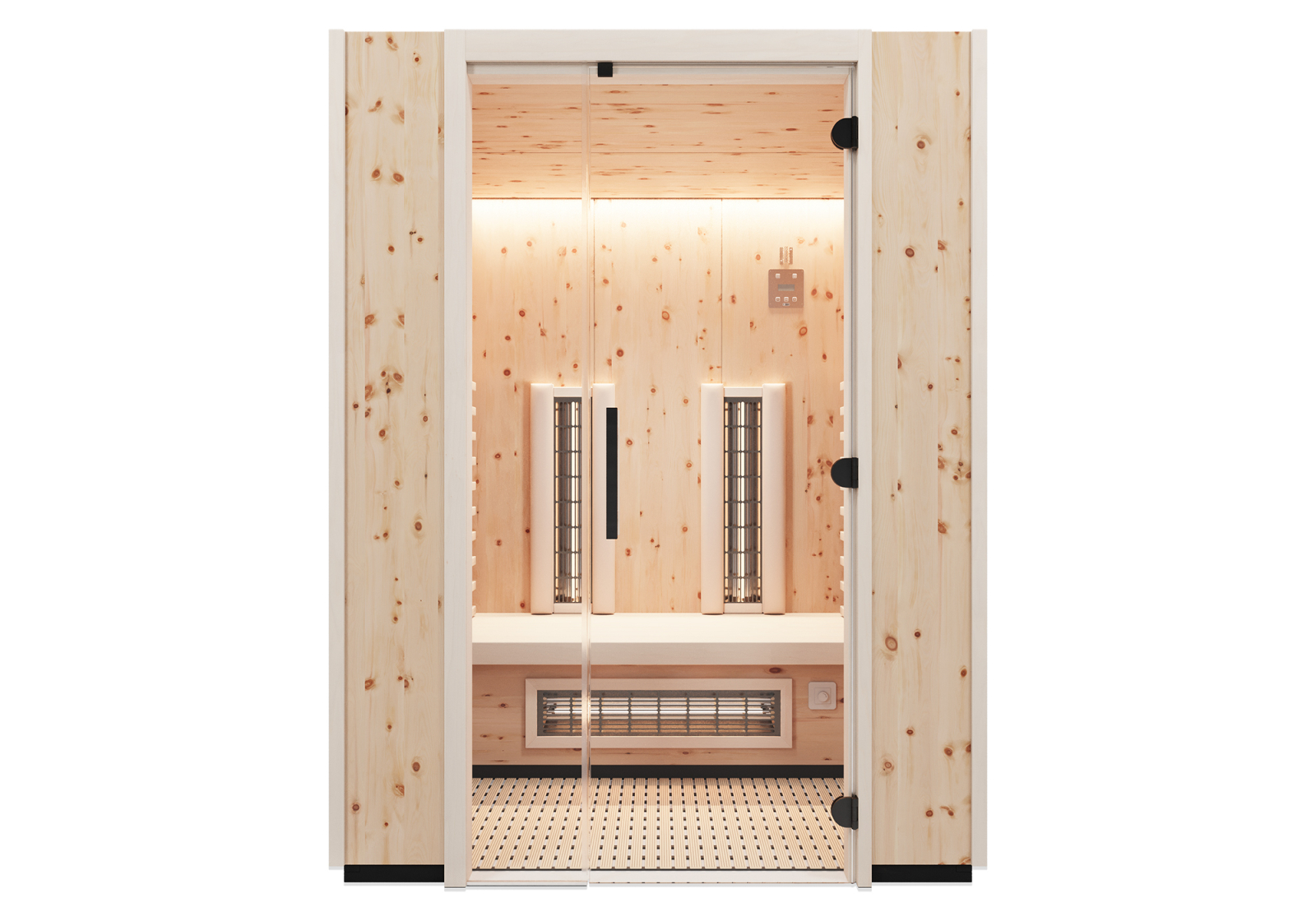 Cabine infrarouge Infraworld TrioSol Prima 2, set d'accessoires inclus