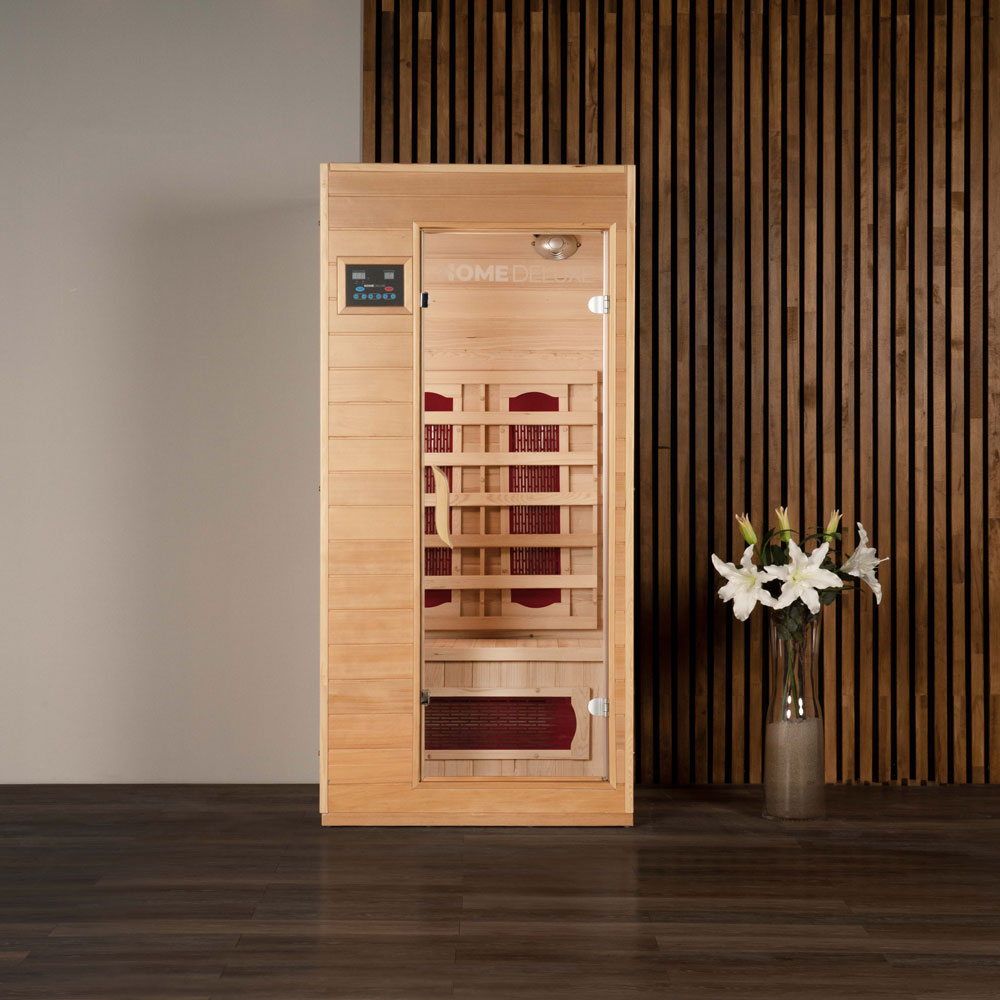 Sauna infrarouge Redsun S émetteurs céramiques 90 x 90 x 190 cm