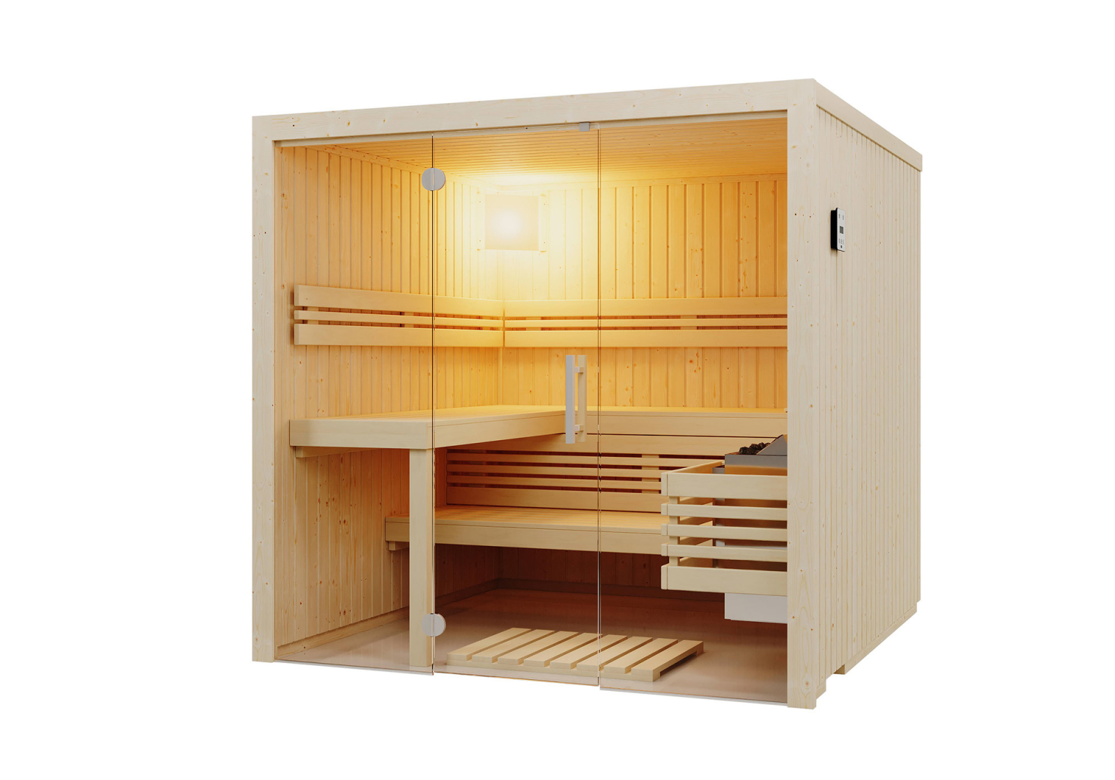 Infraworld Sauna Panorama 208 Fichte – Ansicht 4