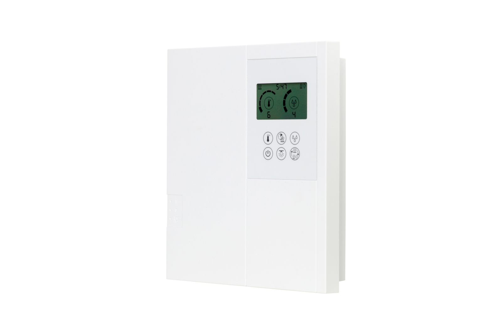 Infraworld Saunaofen-Set Verdampferofen Sparta Wall Combi 8 kW / 2 kW mit Steuerung „Saunacontrol A0“