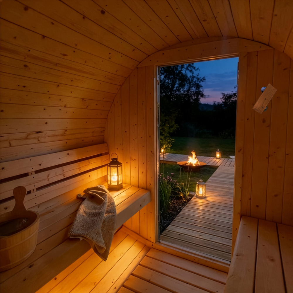 Sauna tonneau d'extérieur Lahti L