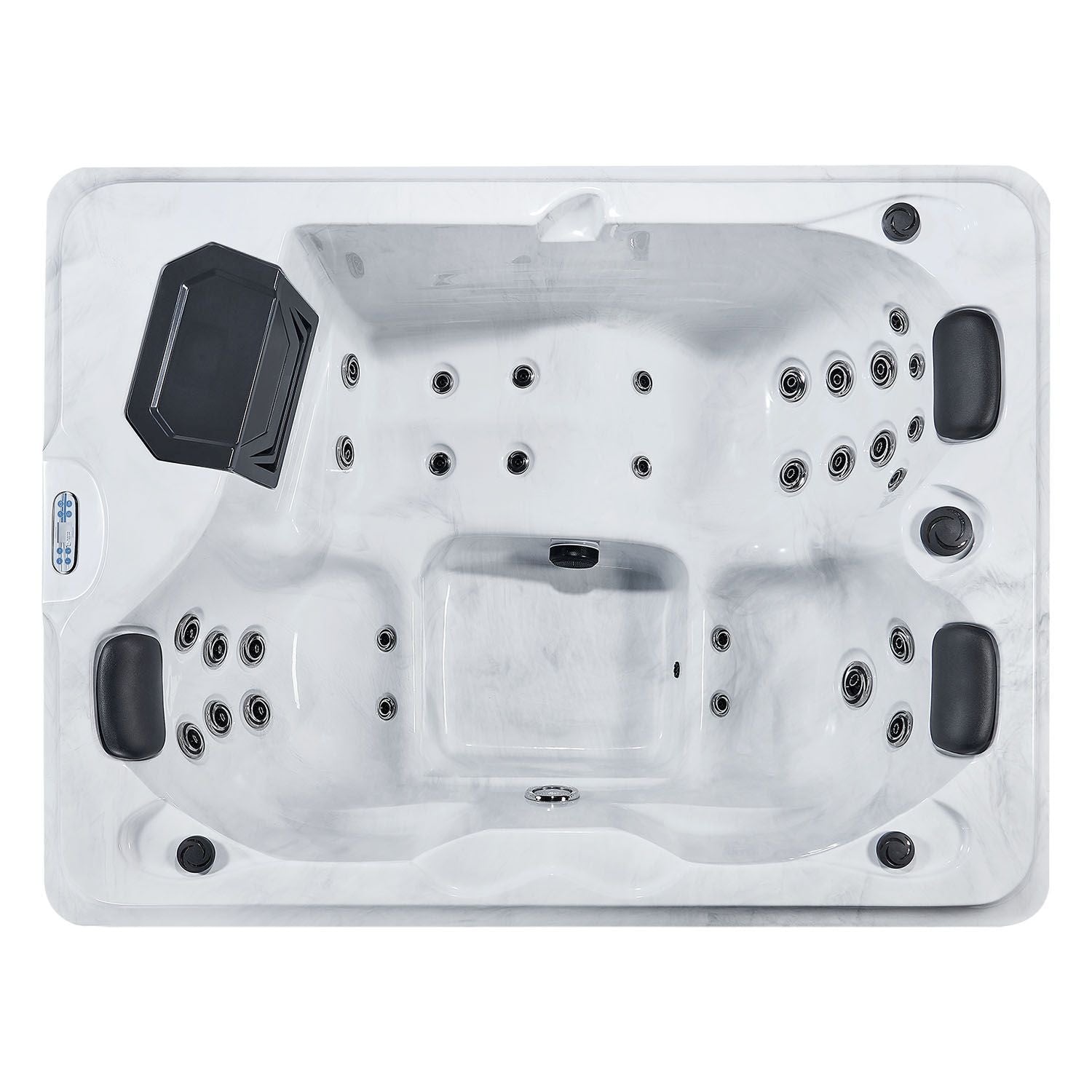 Outdoor-Whirlpool Oasis inkl. Abdeckung (ohne Treppe)
