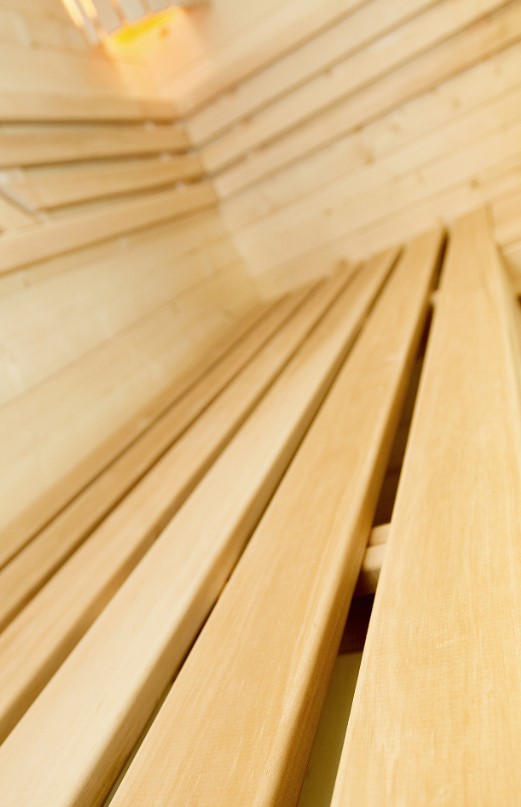 Massivholz-Sauna FINJA 250 x 200 cm