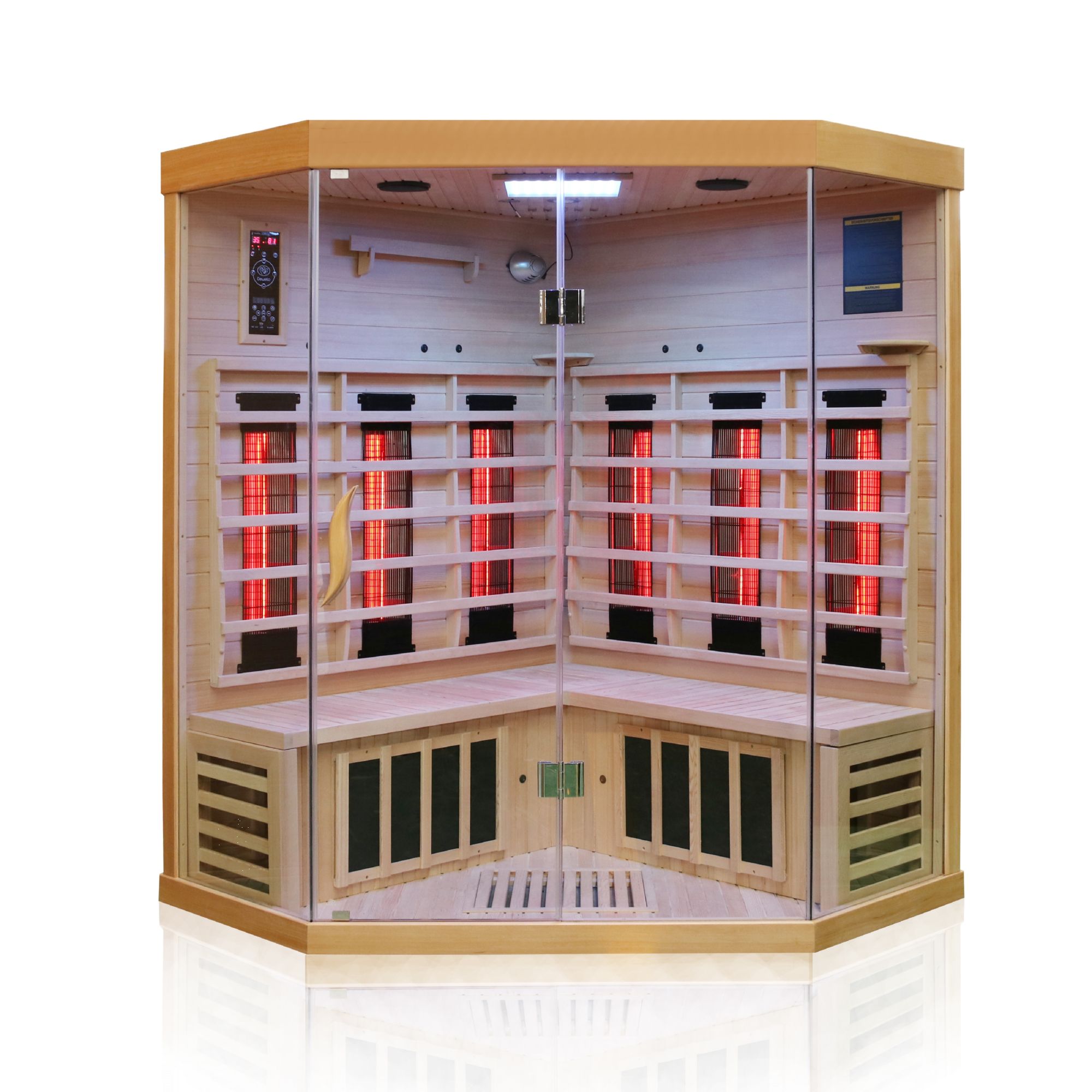 11TCDVboSWI6Va Infrarotkabine BRANDON 140 x 140 Dual-Therm