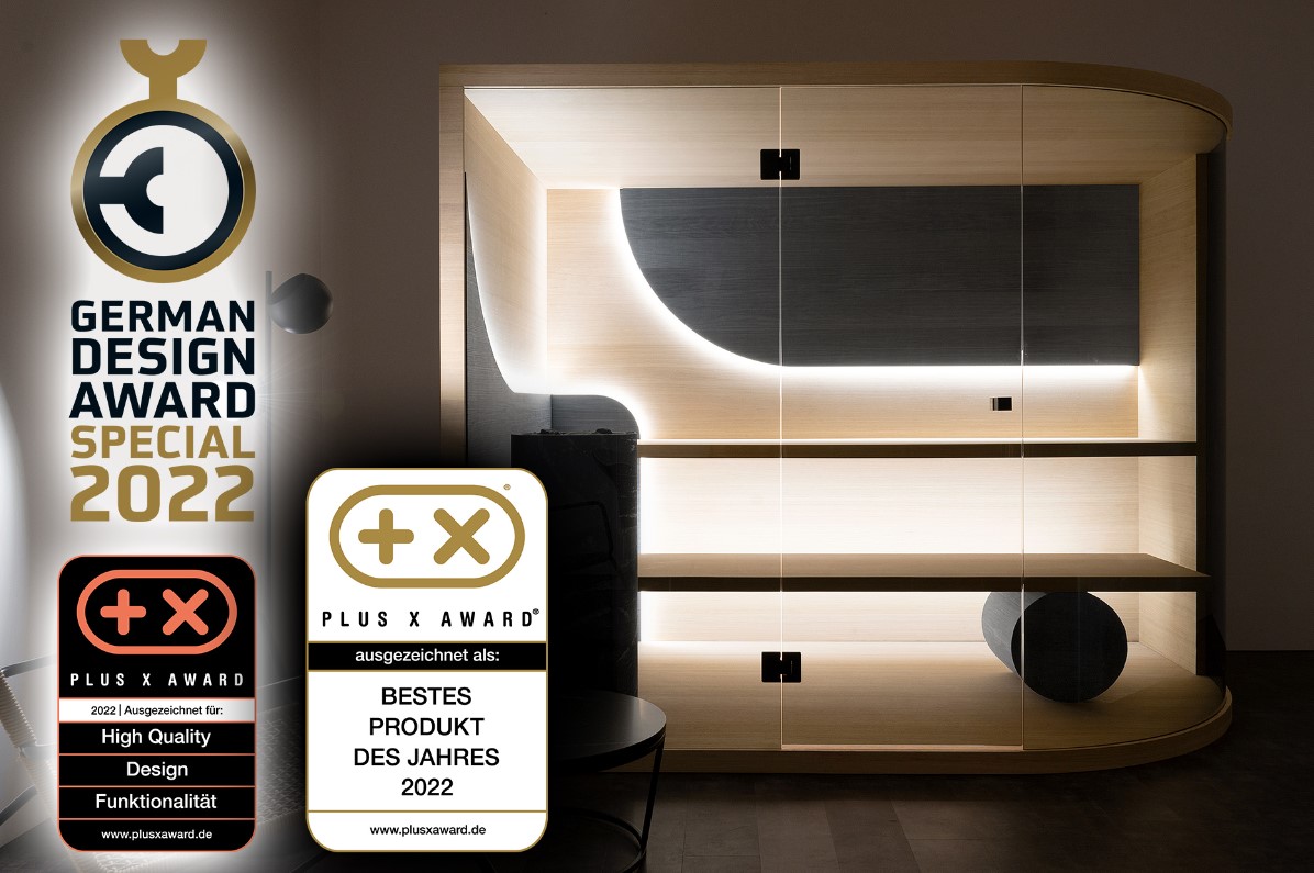 Exklusive Design Sauna WAVE TWO Exklusive Design Sauna WAVE TWO