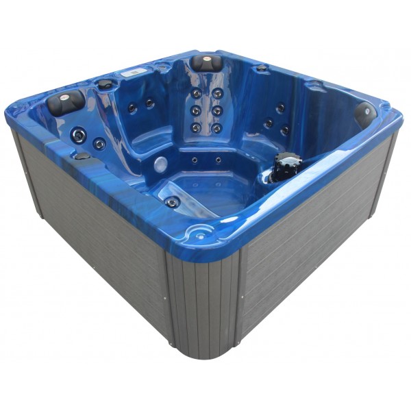 Outdoor Whirlpool Palma 190 x 190 x 86 cm inkl. Abdeckung