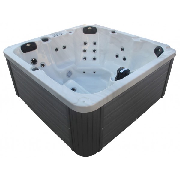 Outdoor Whirlpool Palma 190 x 190 x 86 cm inkl. Abdeckung Outdoor Whirlpool Palma 190 x 190 x 86 cm inkl. Abdeckung