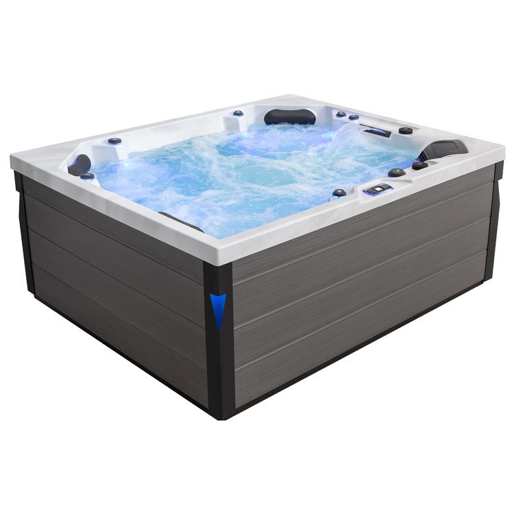 Outdoor Whirlpool AWT IN-406 eco extreme Sterling Silver / 225 x 185 x 90