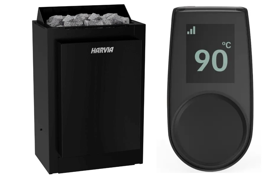 Saunaofen Set - Harvia Combinator mit der Saunasteuerung UKU WiFi Saunaofen Set - Harvia Combinator mit der Saunasteuerung UKU WiFi