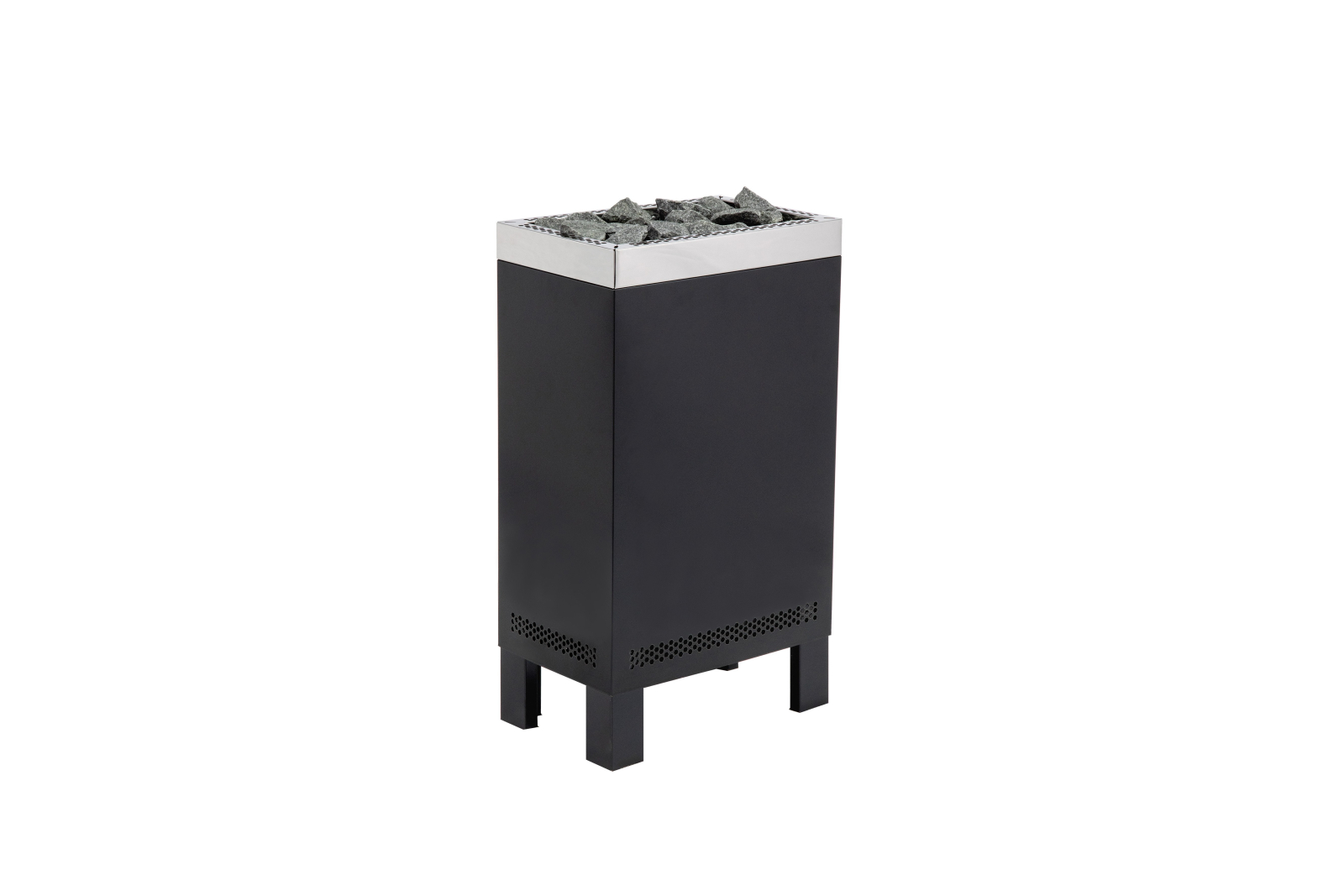 Infraworld Saunaofen Sparta Floor 6 kW, Standausführung, Schwarz
