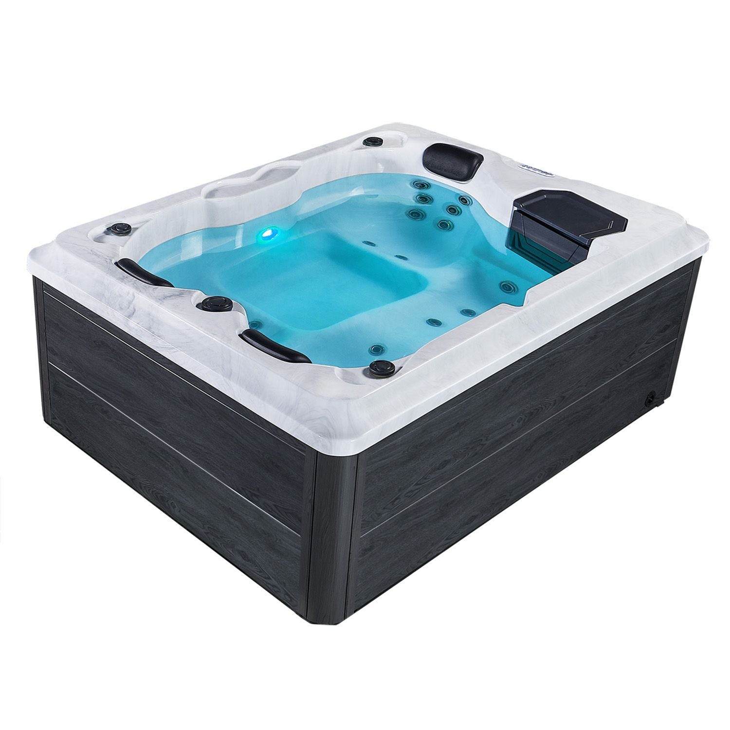 Outdoor-Whirlpool Oasis inkl. Abdeckung (ohne Treppe)