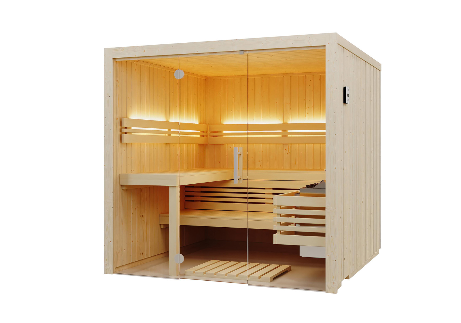 Infraworld Sauna Panorama 208 Fichte – Ansicht 5