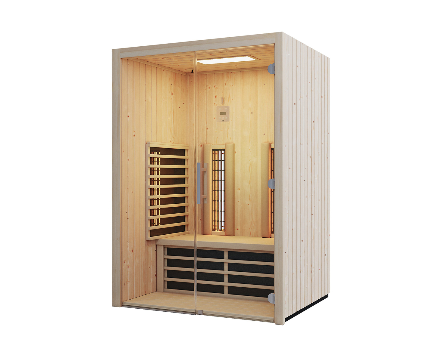 Infraworld Infrarotkabine Fusion Glas 145 Fichte RG