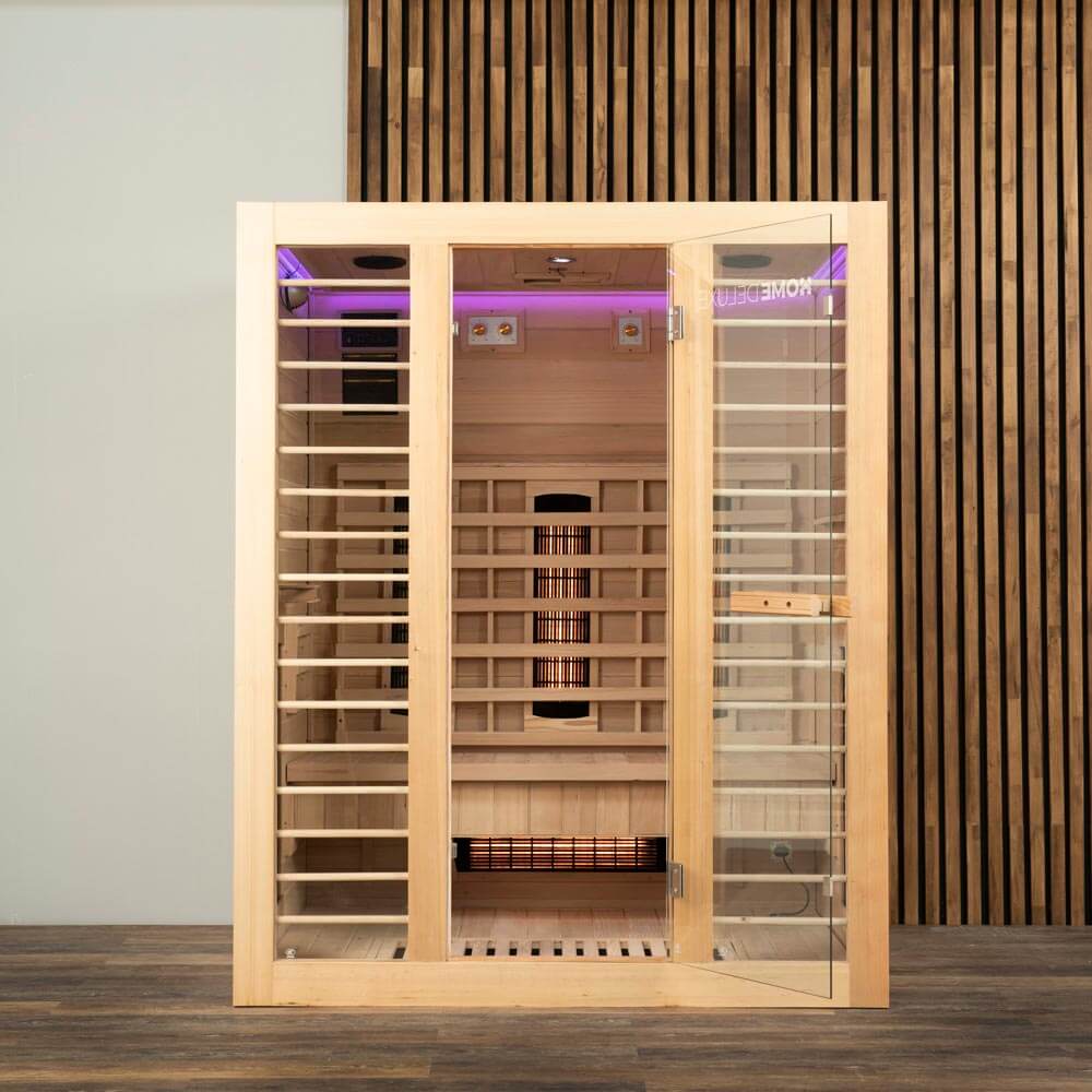 Infrarotsauna Redsun L Deluxe Vollspektrumstrahler 153 x 110 x 190 cm