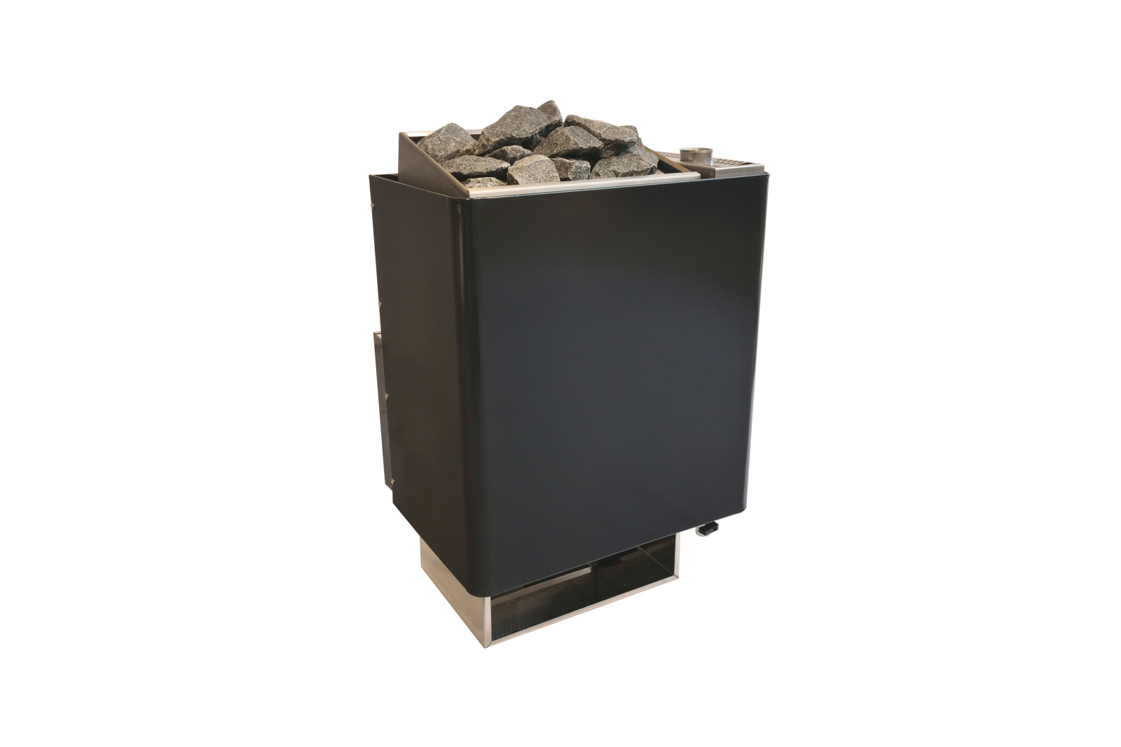 Infraworld Verdampferofen Durano Black 7,5 kW / 1,5 kW, Wandausführung, Schwarz