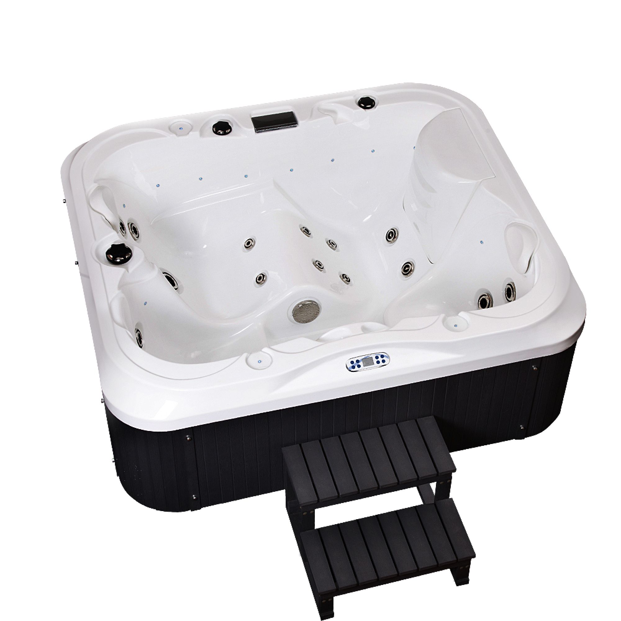 20046-Outdoor-Whirlpool-VULCANO-weiss-195x170 Outdoor Whirlpool VULCANO weiß 195x170