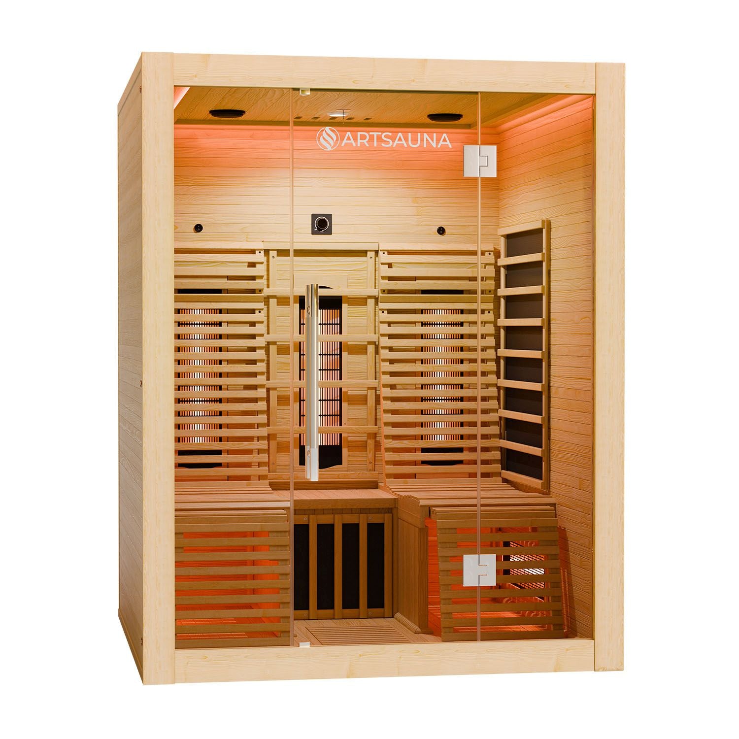 Infrarotkabine Helsinki 150 Hemlockholz natur