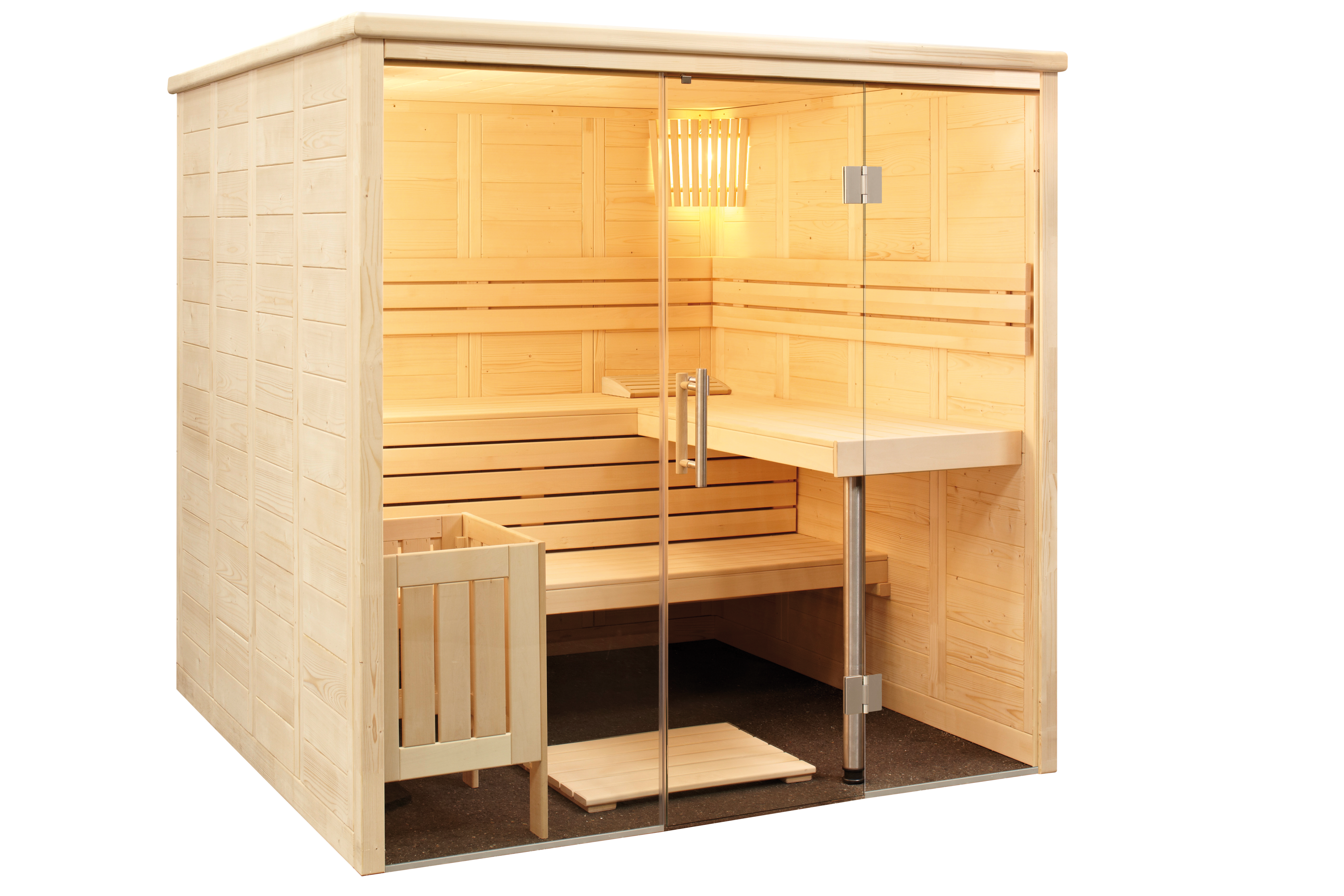 1-040-132_alaska_view Massivsauna Alaska View 206 x 206 x 204 cm