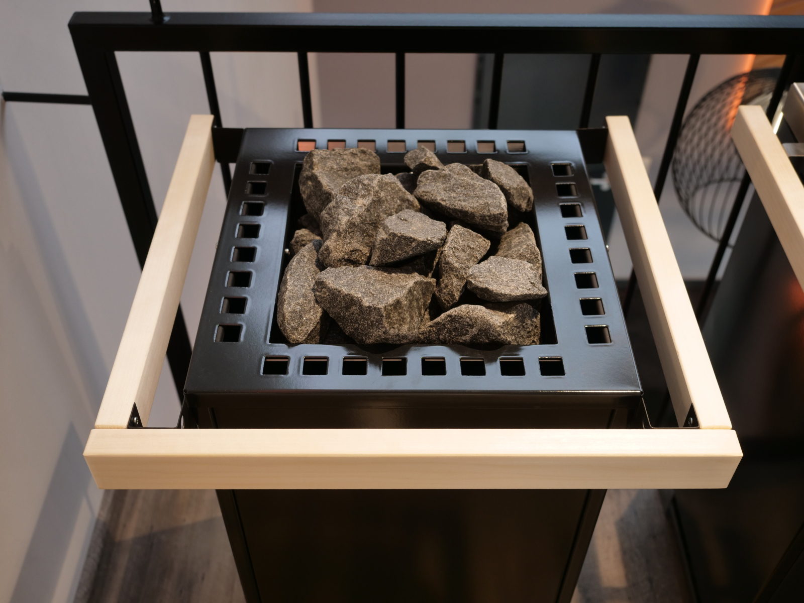 Infraworld Saunaofen Eterno 12 kW, Standausführung, Anthrazit