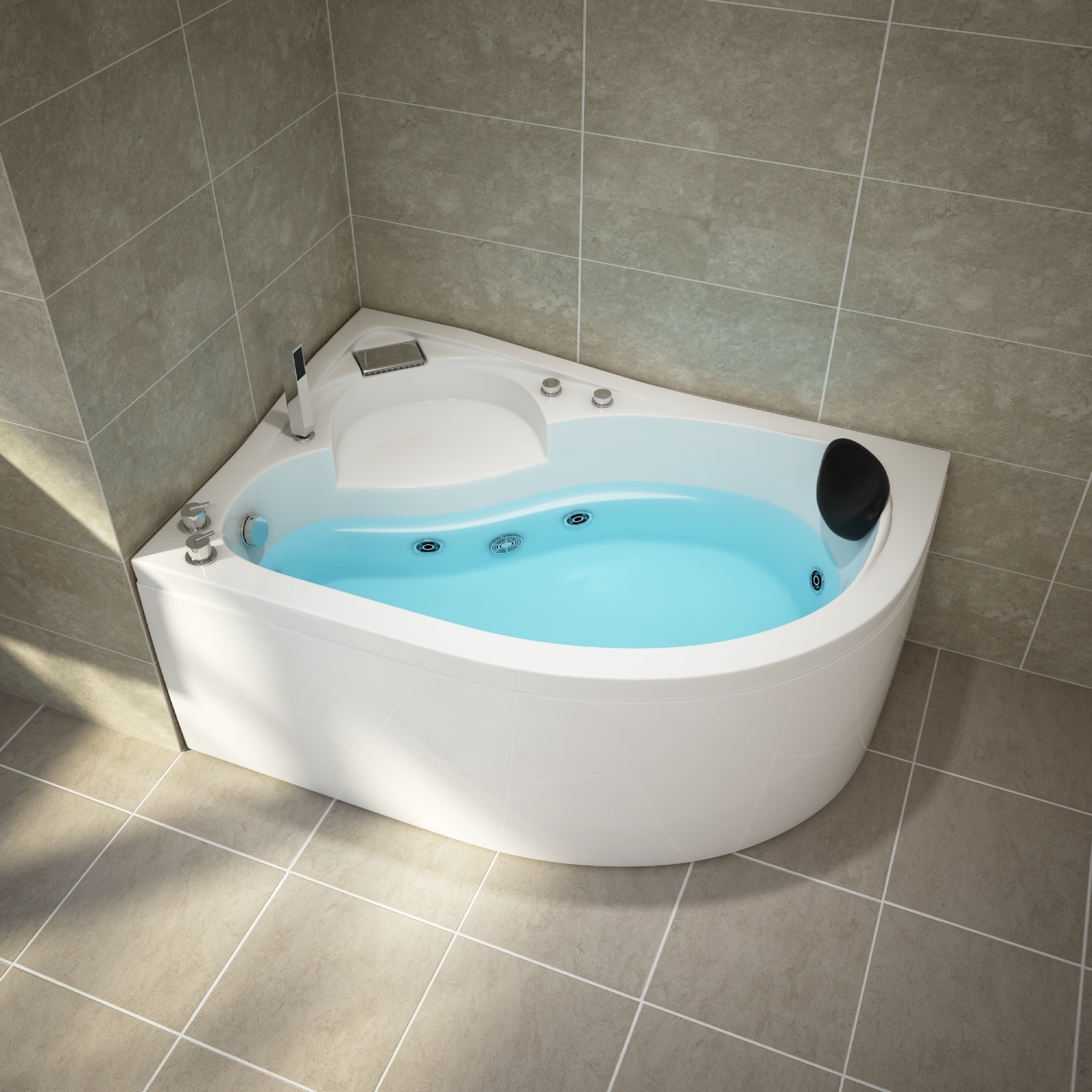 Capri-rechts-2 Whirlpool Capri- Rechts/ 150 x 100