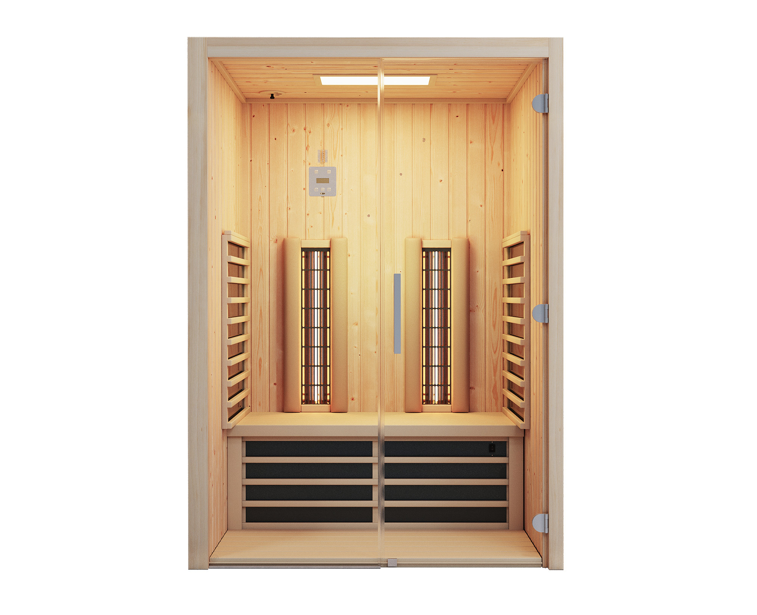 Infraworld Infrarotkabine Fusion Glas 145 Fichte RG