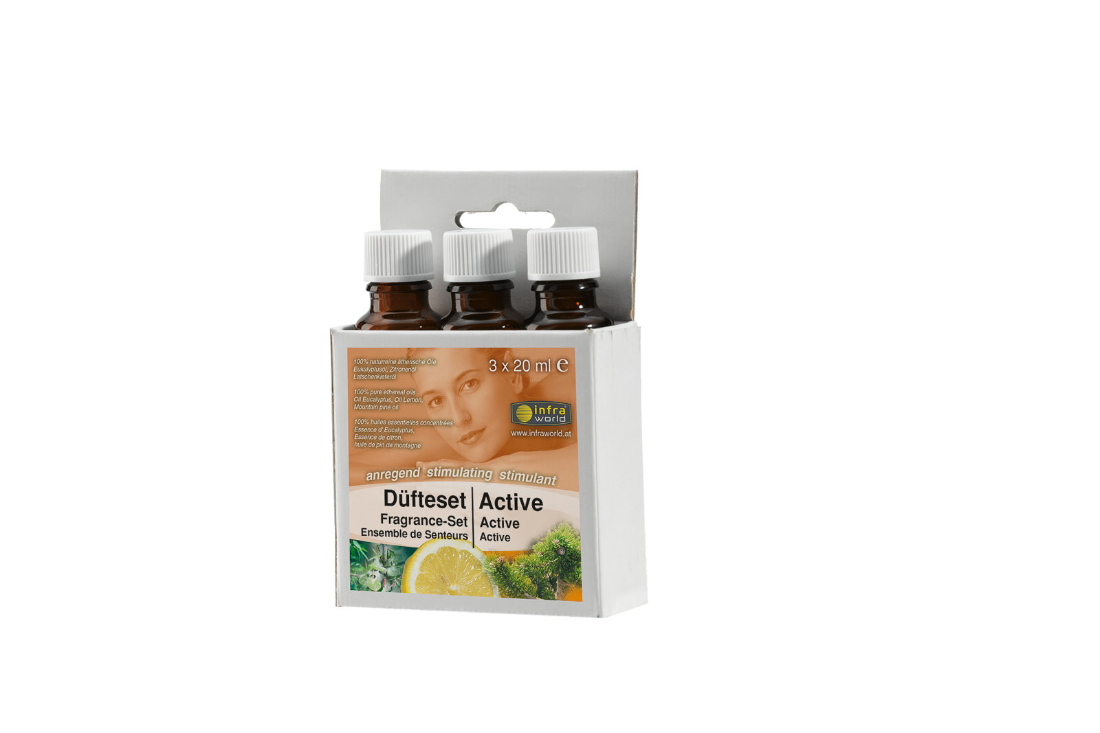 Infraworld Düfteset mit ätherischen Ölen (3 x 20 ml)