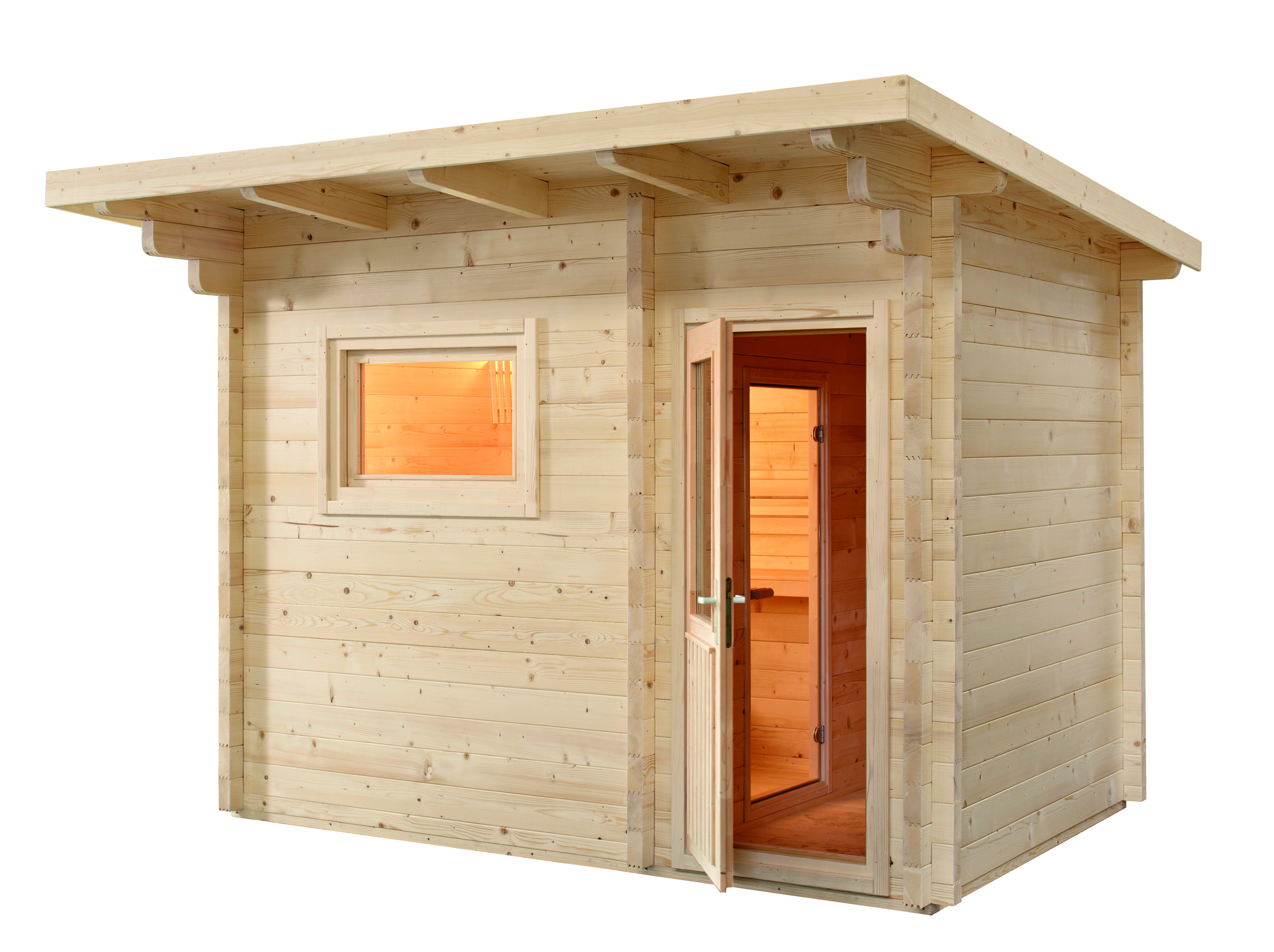 Gartensauna Lava ohne Ofen / 341 x 230 x 210 Gartensauna Lava ohne Ofen / 341 x 230 x 210