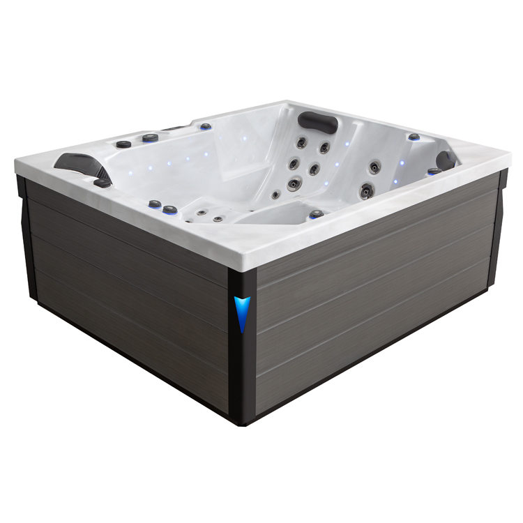 Outdoor Whirlpool AWT IN-406 eco extreme Sterling Silver / 225 x 185 x 90