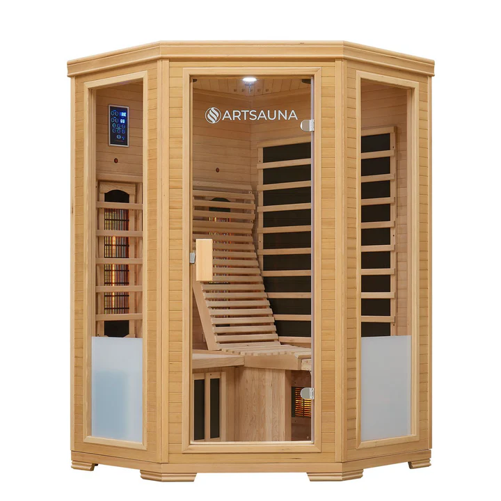 Infrarotkabine Aalborg mit Dual-Heizsystem und Hemlockholz Infrarotkabine Aalborg mit Dual-Heizsystem und Hemlockholz