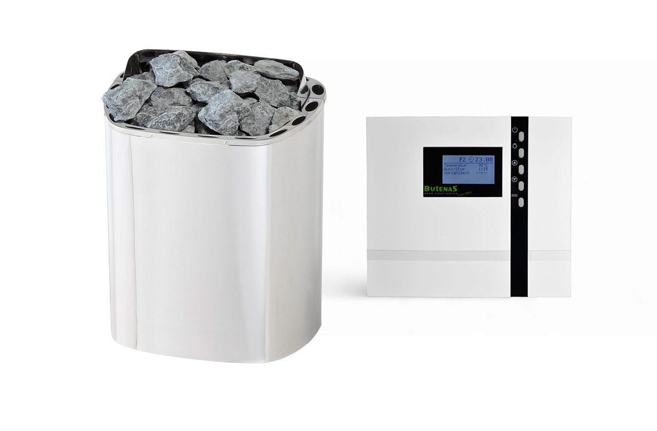 Saunaofen Set MINI 3,6 kW mit ECON D2 Steuergerät