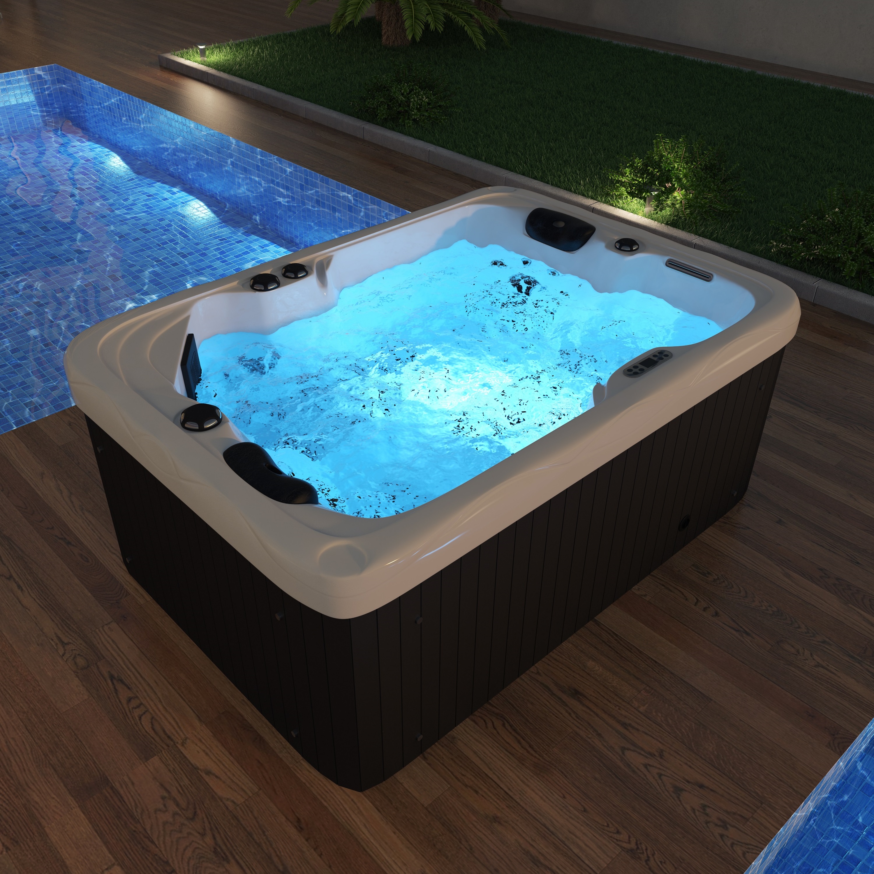 0835vaFI3qsmtX0 Outdoor Whirlpool LEVANZO / 190 x 135 x 77