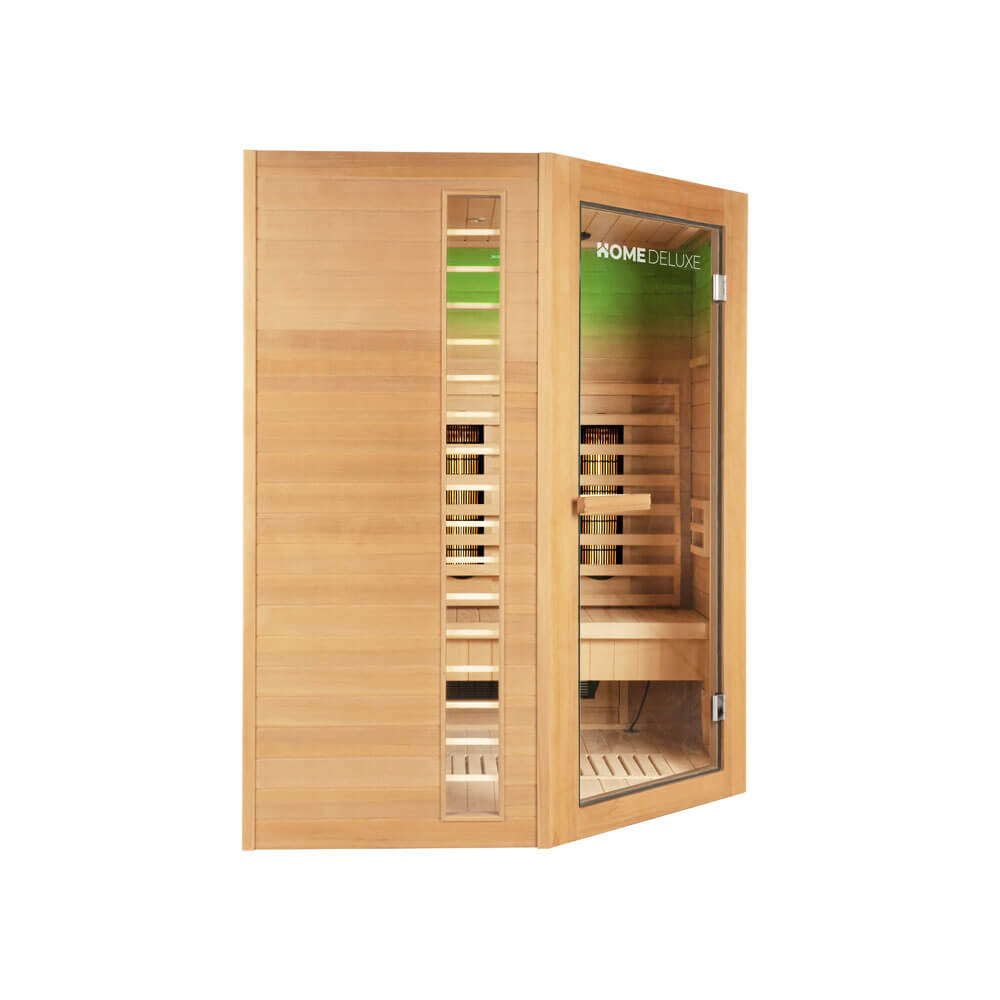 Sauna infrarouge Redsun XXL Deluxe émetteurs à spectre complet / 150 x 150 x 190