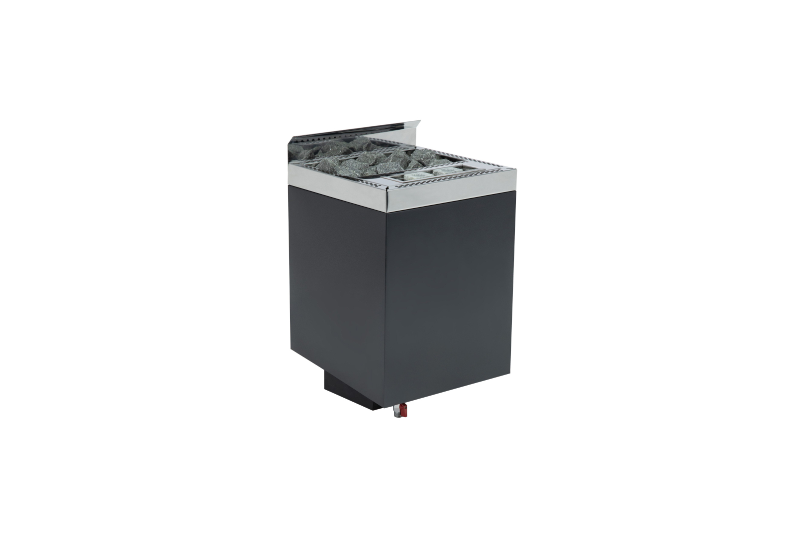 Infraworld Verdampferofen Sparta Wall Combi 8 kW / 2 kW, Wandausführung, Schwarz