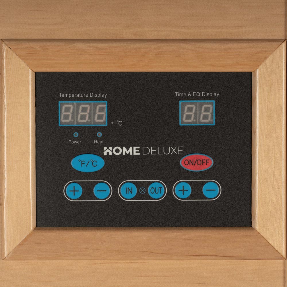 Sauna infrarouge Redsun S émetteurs céramiques 90 x 90 x 190 cm