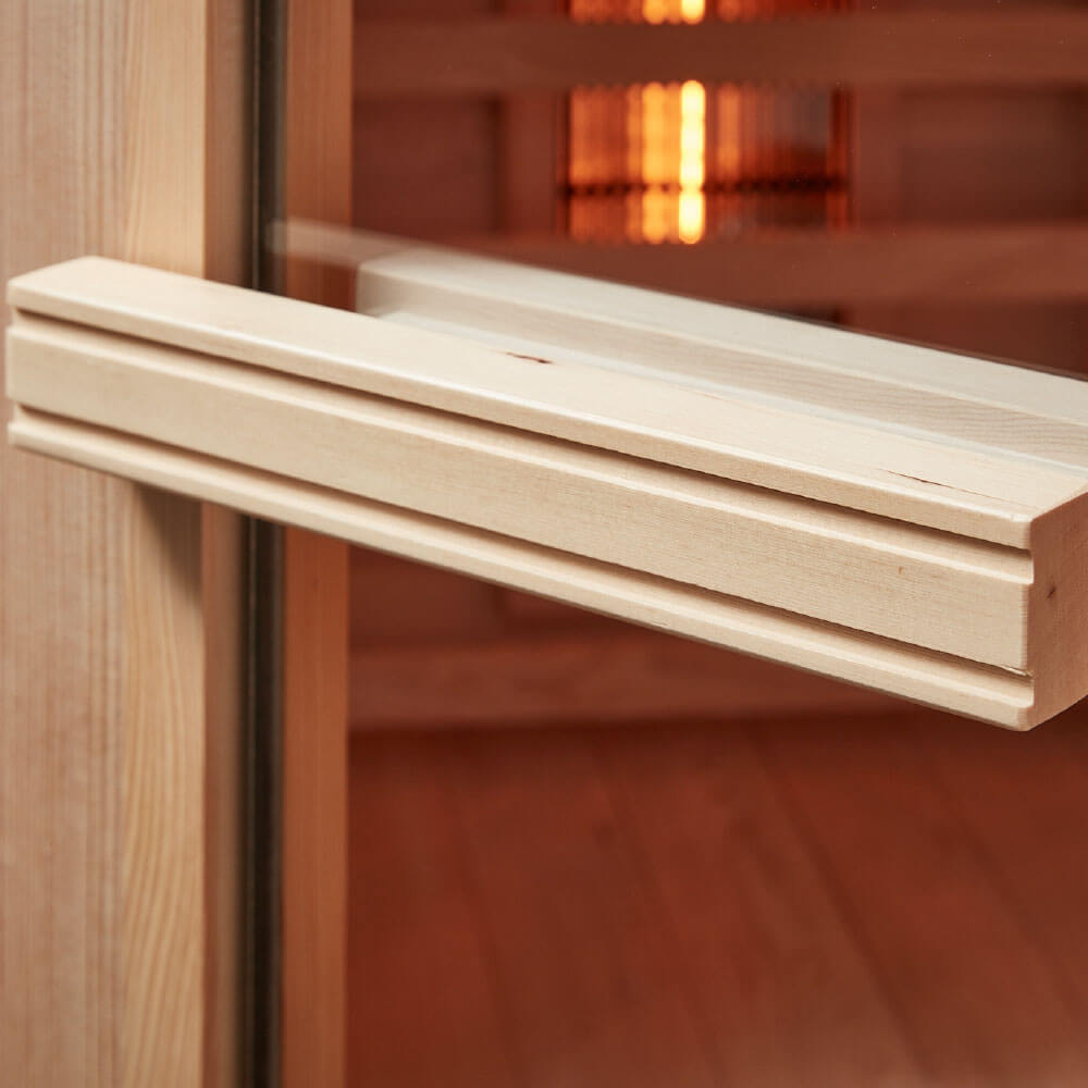 Sauna infrarouge Redsun XXL Deluxe émetteurs à spectre complet / 150 x 150 x 190