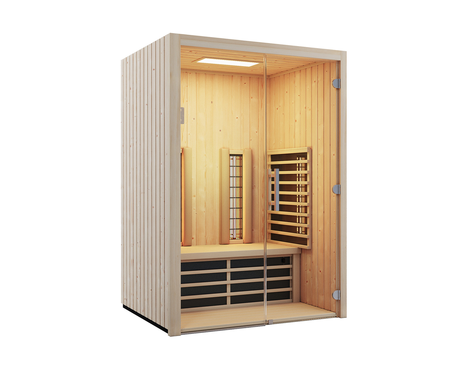 Infraworld Infrarotkabine Fusion Glas 145 Fichte RG
