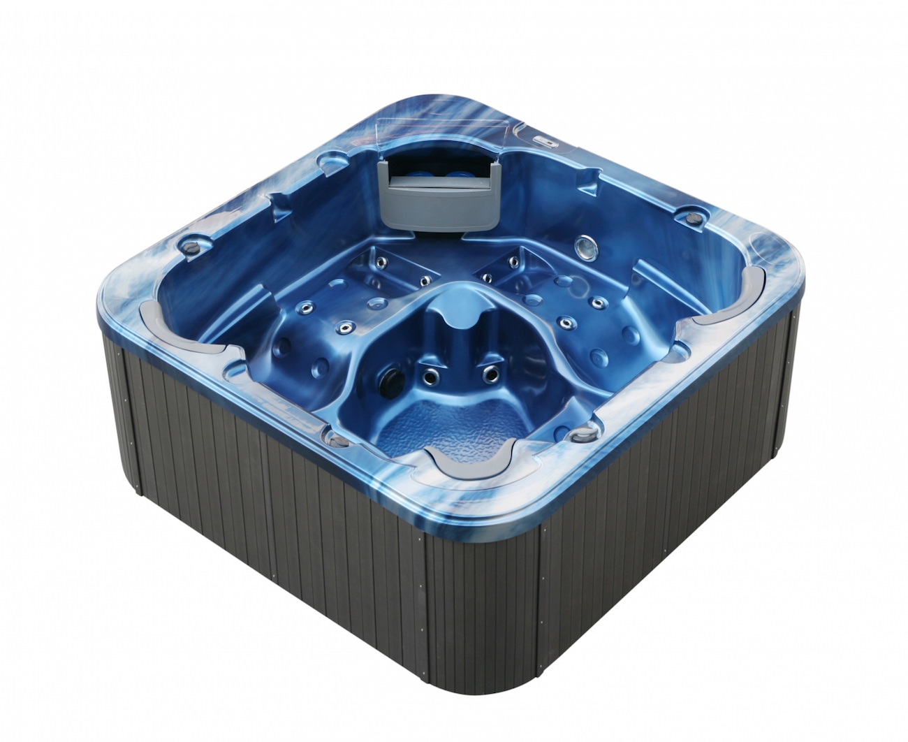 American Outdoor-Whirlpool Torina ozean blau - grau / 215 x 215 American Outdoor-Whirlpool Torina ozean blau - grau / 215 x 215
