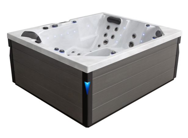 Outdoor Whirlpool AWT IN-406 eco extreme pro Sterling Silver / 225 x 185 x 90